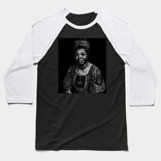 Maya Angelou Portrait with all her book titles - 01 Baseball T-Shirt